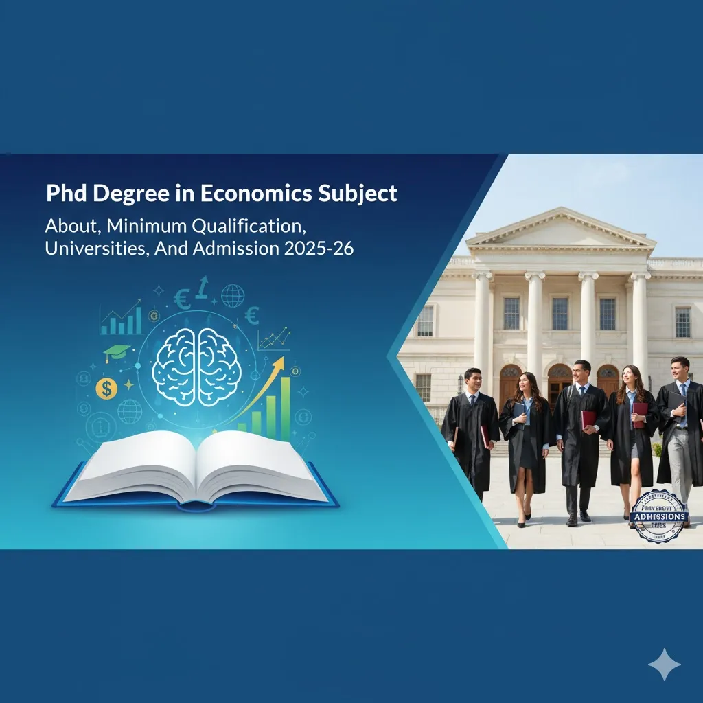 PhD Degree in Economics - About, Minimum Qualification, Universities, And Admission 2025-26 thumbnail