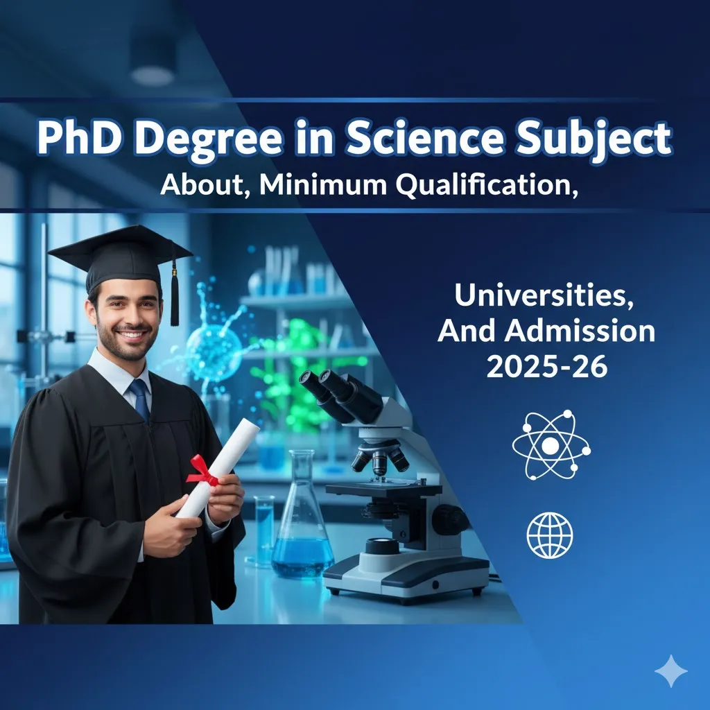 PhD Degree in Science - About, Minimum Qualification, Universities, And Admission 2025-26" thumbnail