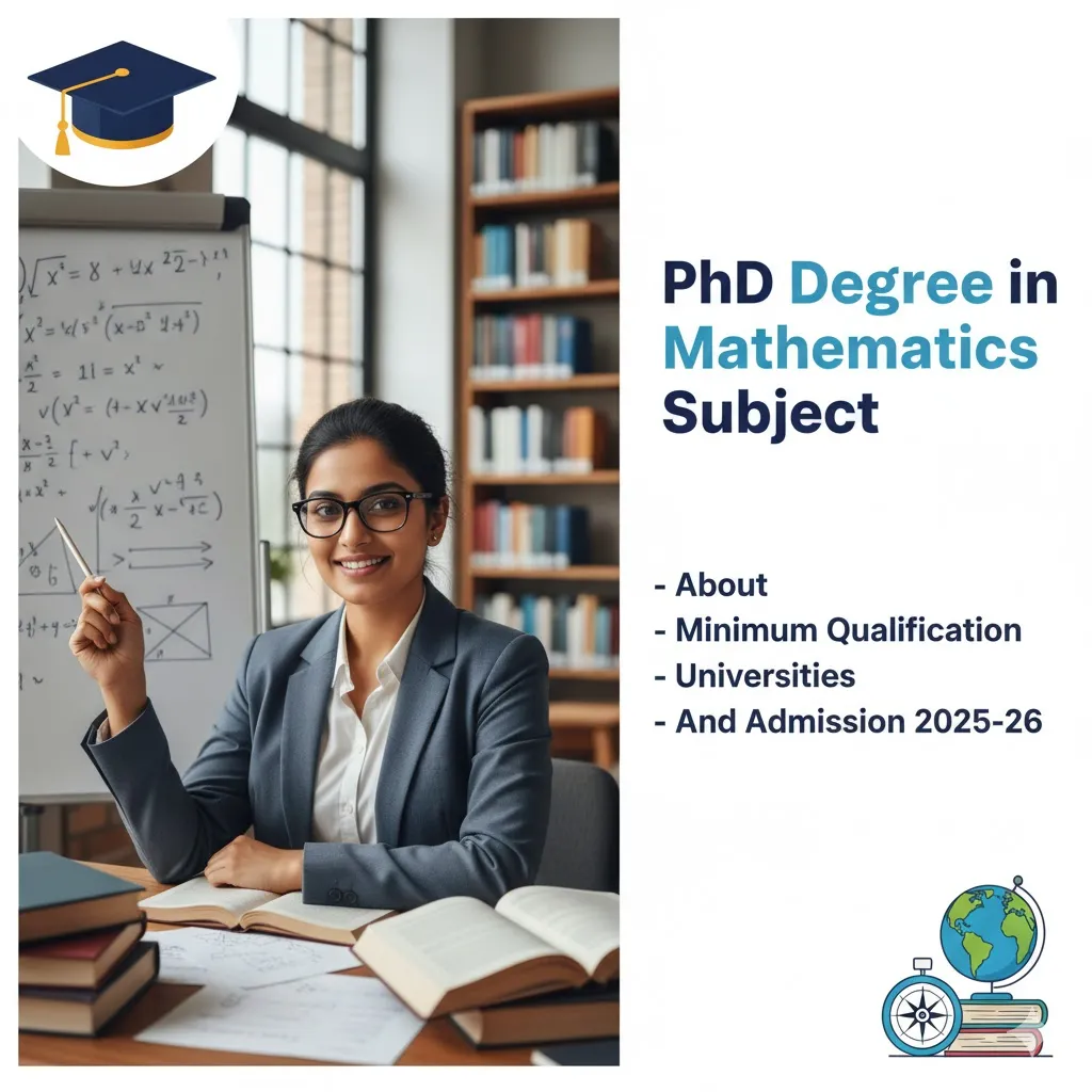PhD Degree in Mathematics - About, Minimum Qualification, Universities, And Admission 2025-26 thumbnail