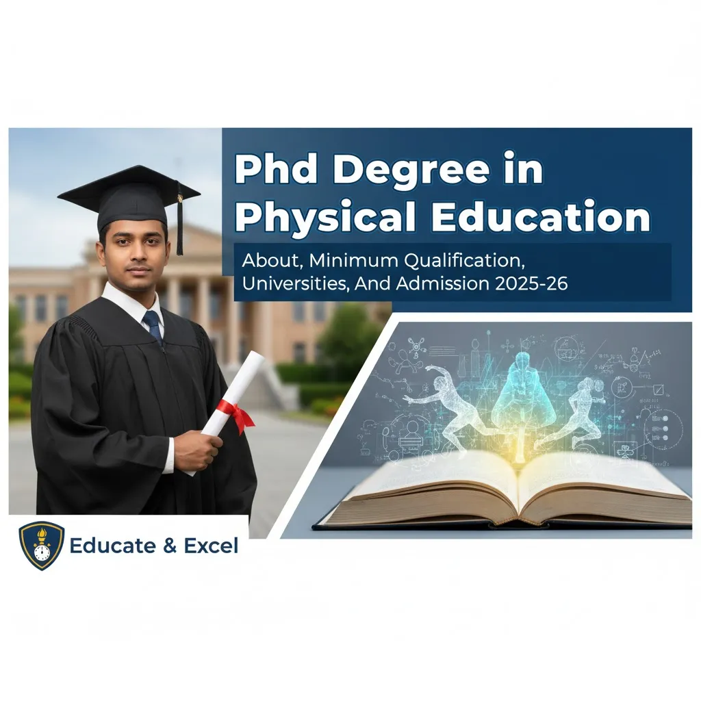 PhD in Physical Education - About, Minimum Qualification, Universities, And Admission 2025-26 thumbnail