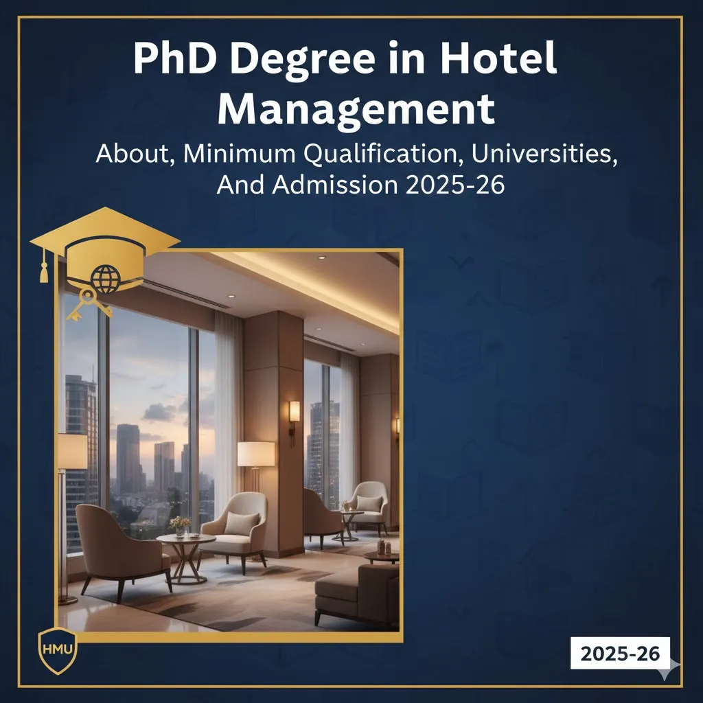 PhD in Hotel Management - About, Minimum Qualification, Universities, And Admission 2025-26 thumbnail
