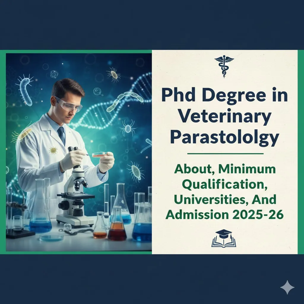 PhD Degree in Veterinary Parasitology - About, Minimum Qualification, Universities, And Admission 2025-26 thumbnail