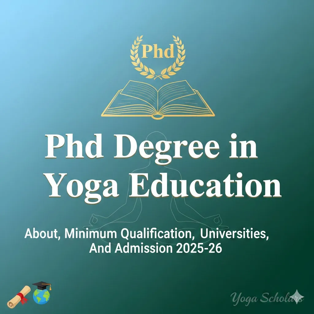PhD Yoga Education- About, Minimum Qualification, Universities, And Admission 2025-26 thumbnail