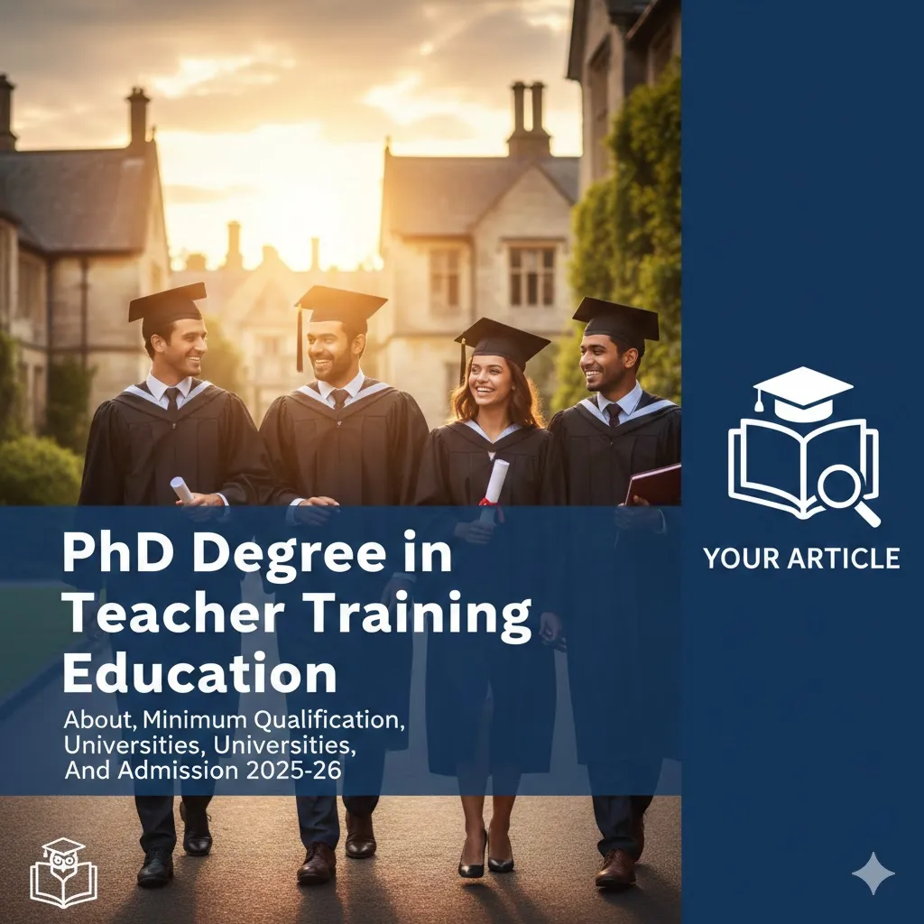 PhD Degree in Teacher Training Education - About, Minimum Qualification, Universities, And Admission 2025-26 thumbnail