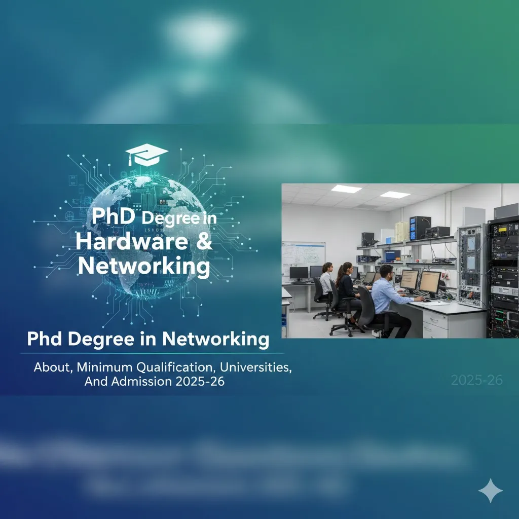 PhD Degree in Hardware and Networking - About, Minimum Qualification, Universities, And Admission 2025-26 thumbnail