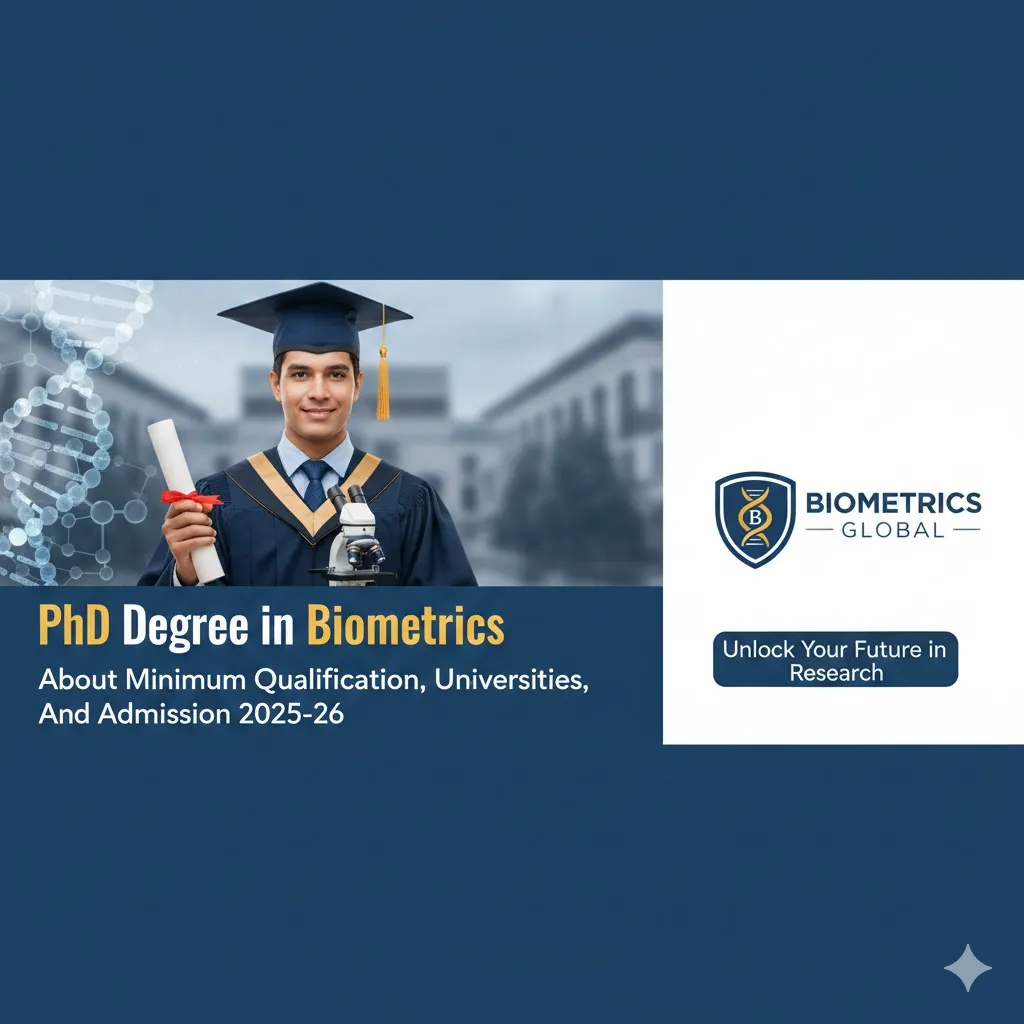 PhD Degree in biometrics - About Minimum Qualification, Universities, And Admission 2025-26 thumbnail
