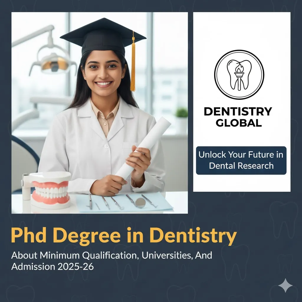 PhD Degree in dentistry- About Minimum Qualification, Universities, And Admission 2025-26 thumbnail