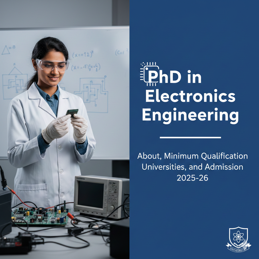 PhD in Electronics Engineering - About, Minimum Qualification, Universities, and Admission 2025-26 thumbnail