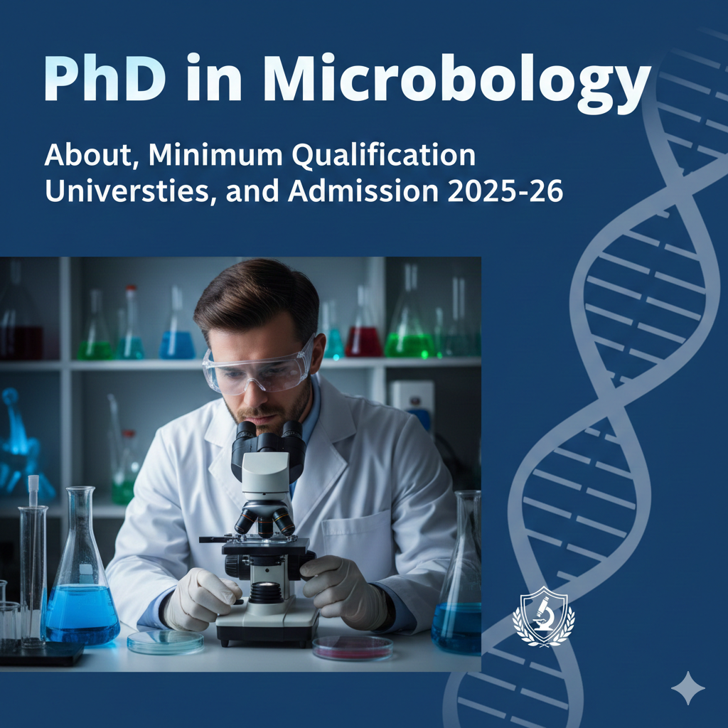 PhD in Microbiology - About, Minimum Qualification, Universities, and Admission 2025-26 thumbnail