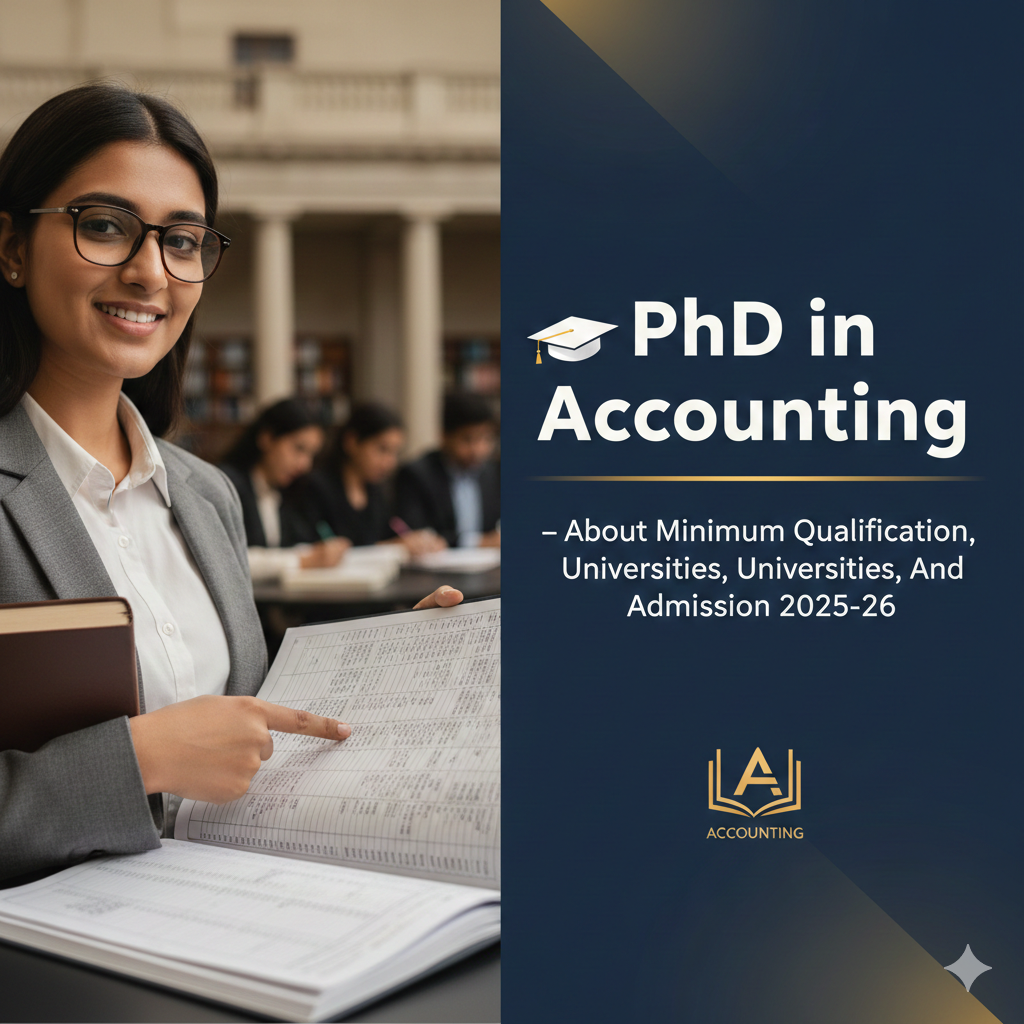 PhD in Accounting - About Minimum Qualification, Universities, And Admission 2025-26 thumbnail