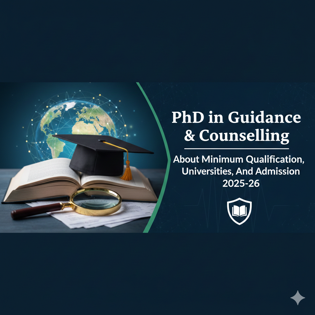 PhD in Guidance & Counselling - About Minimum Qualification, Universities, And Admission 2025-26 thumbnail