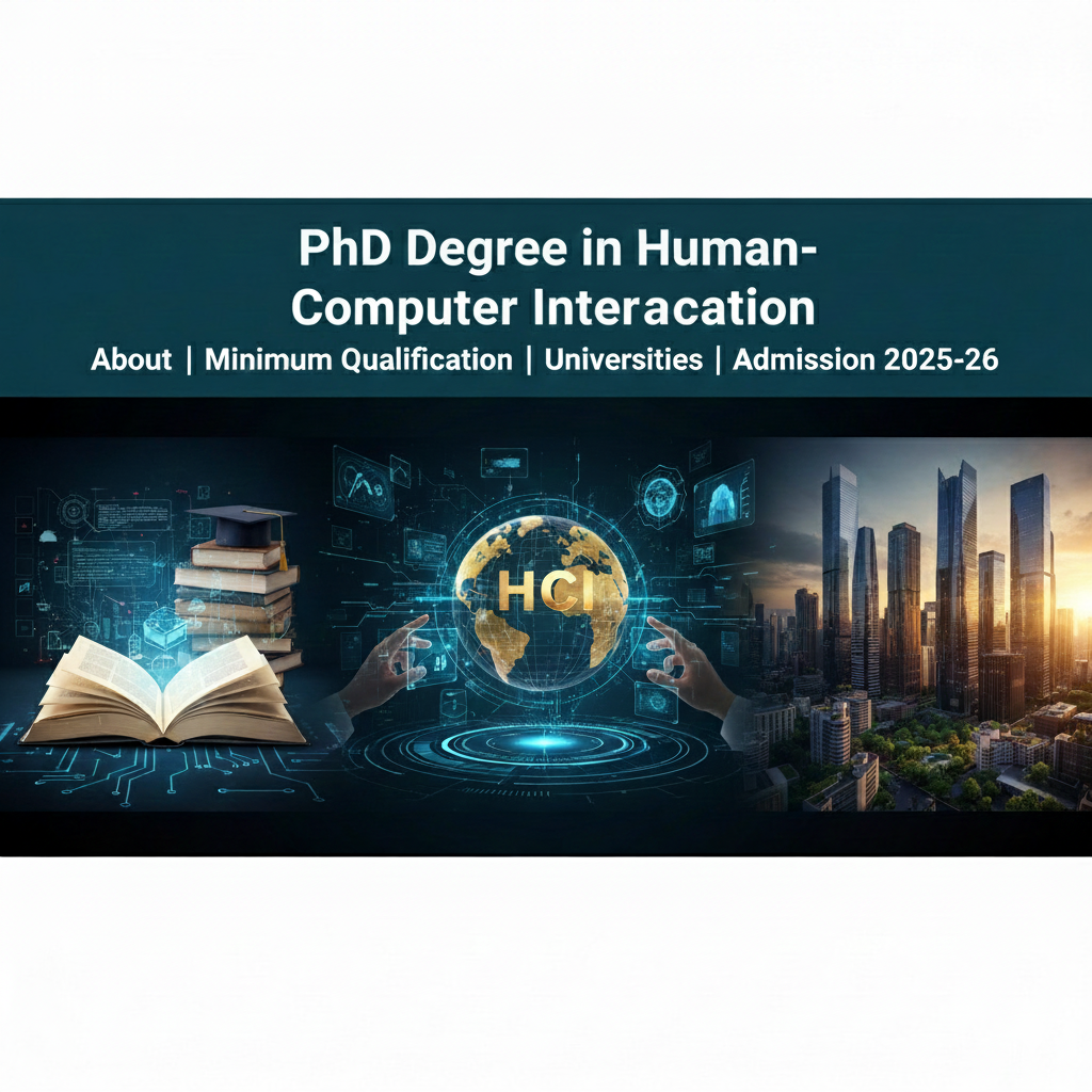 PhD Degree in Human-Computer Interaction - About, Minimum Qualification, Universities, and Admission 2025-26 thumbnail