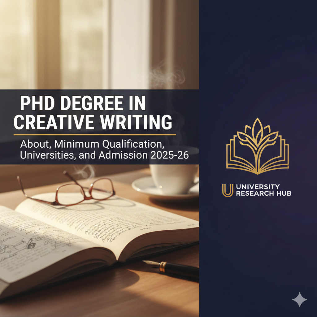 PhD Degree in Creative Writing - About, Minimum Qualification, Universities, and Admission 2025-26 thumbnail