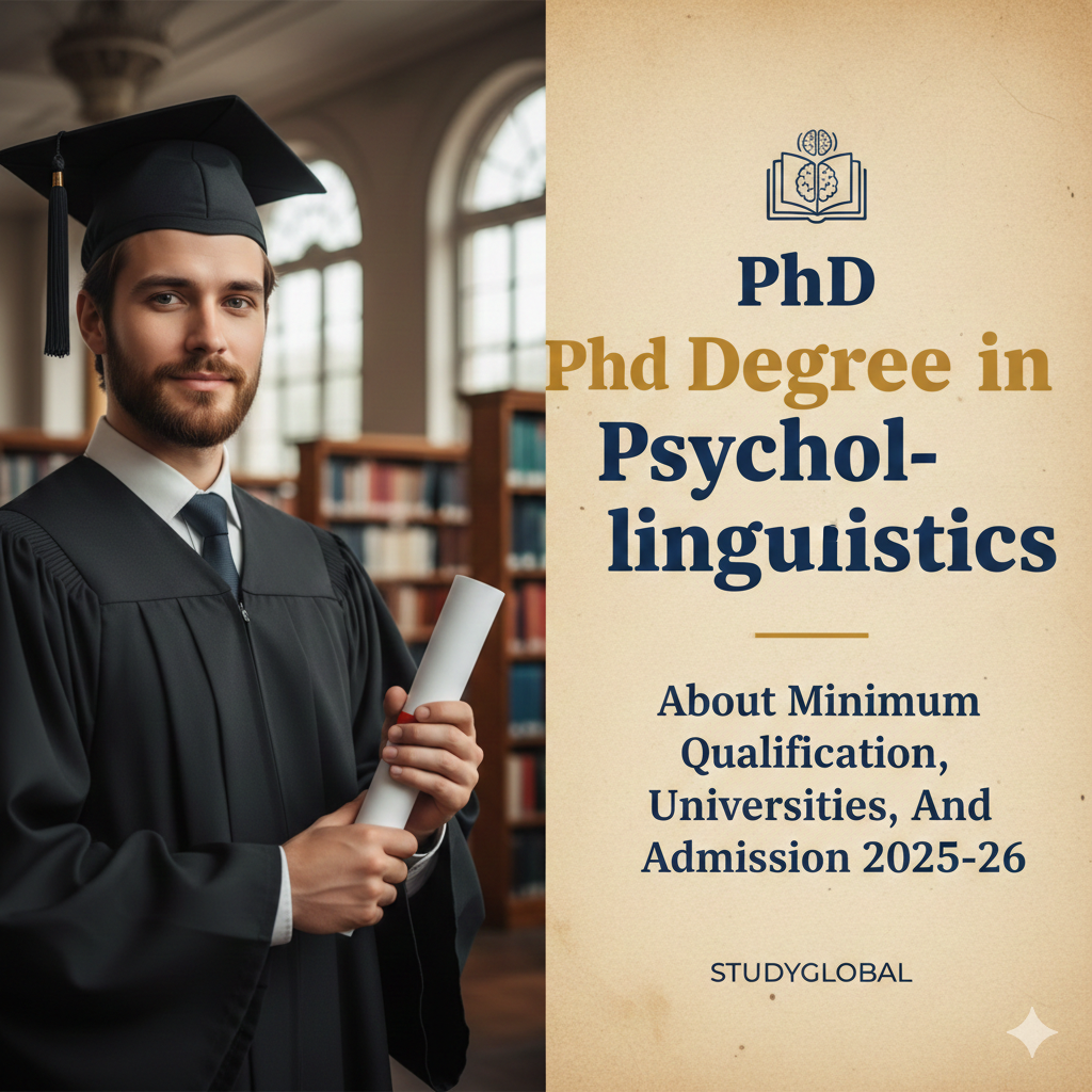 PhD Degree in Psycholinguistics - About Minimum Qualification, Universities, And Admission 2025-26 thumbnail