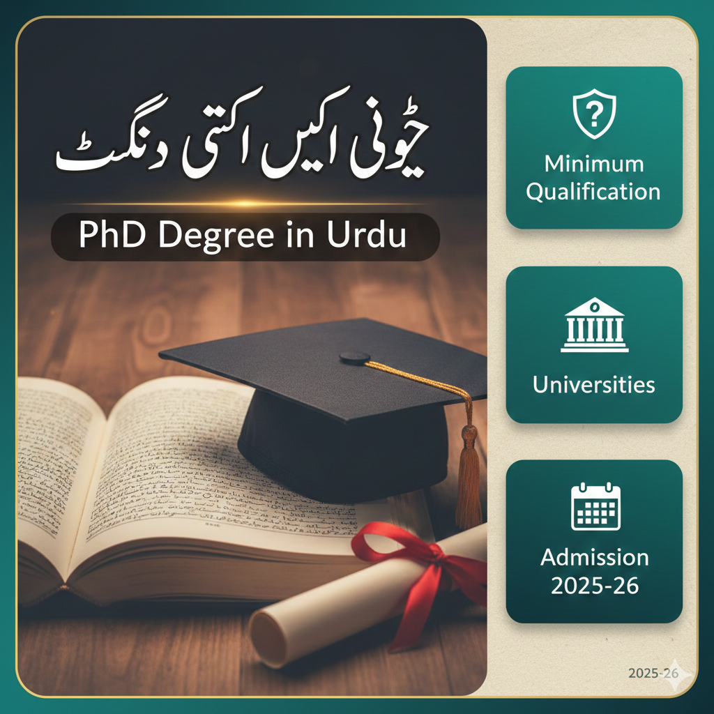 PhD Degree in Urdu - About Minimum Qualification, Universities, And Admission 2025-26 thumbnail