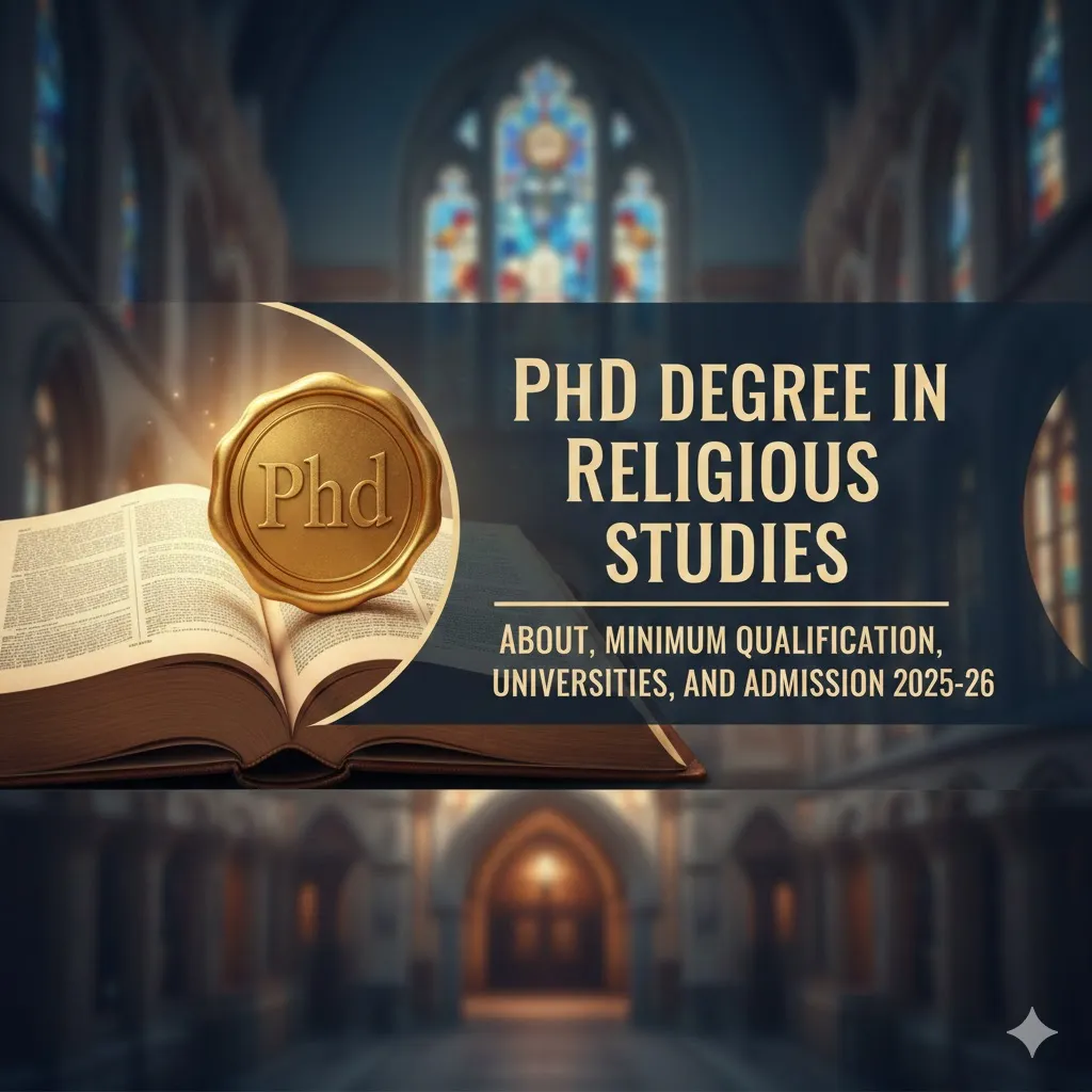 PhD Degree in Religious Studies - About, Minimum Qualification, Universities, And Admission 2025-26 thumbnail