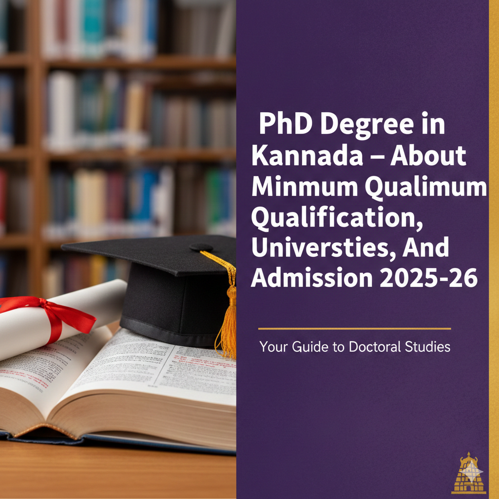 PhD Degree in Kannada - About Minimum Qualification, Universities, And Admission 2025-26 thumbnail