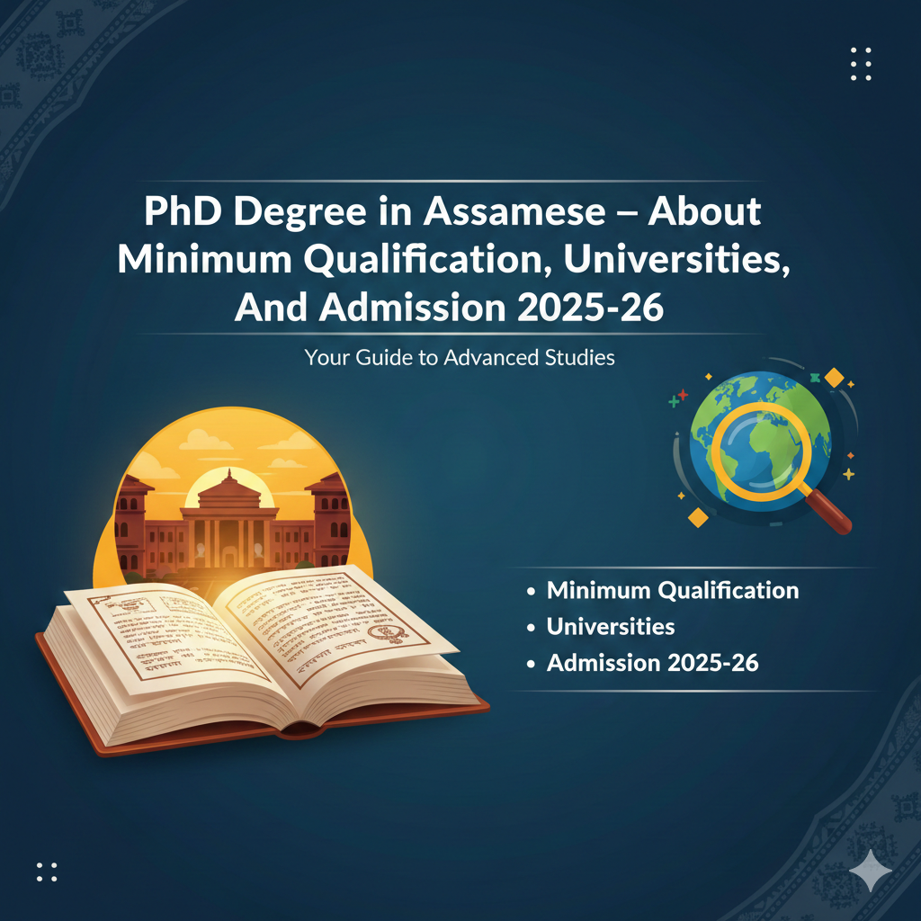 PhD Degree in Assamese - About Minimum Qualification, Universities, And Admission 2025-26 thumbnail