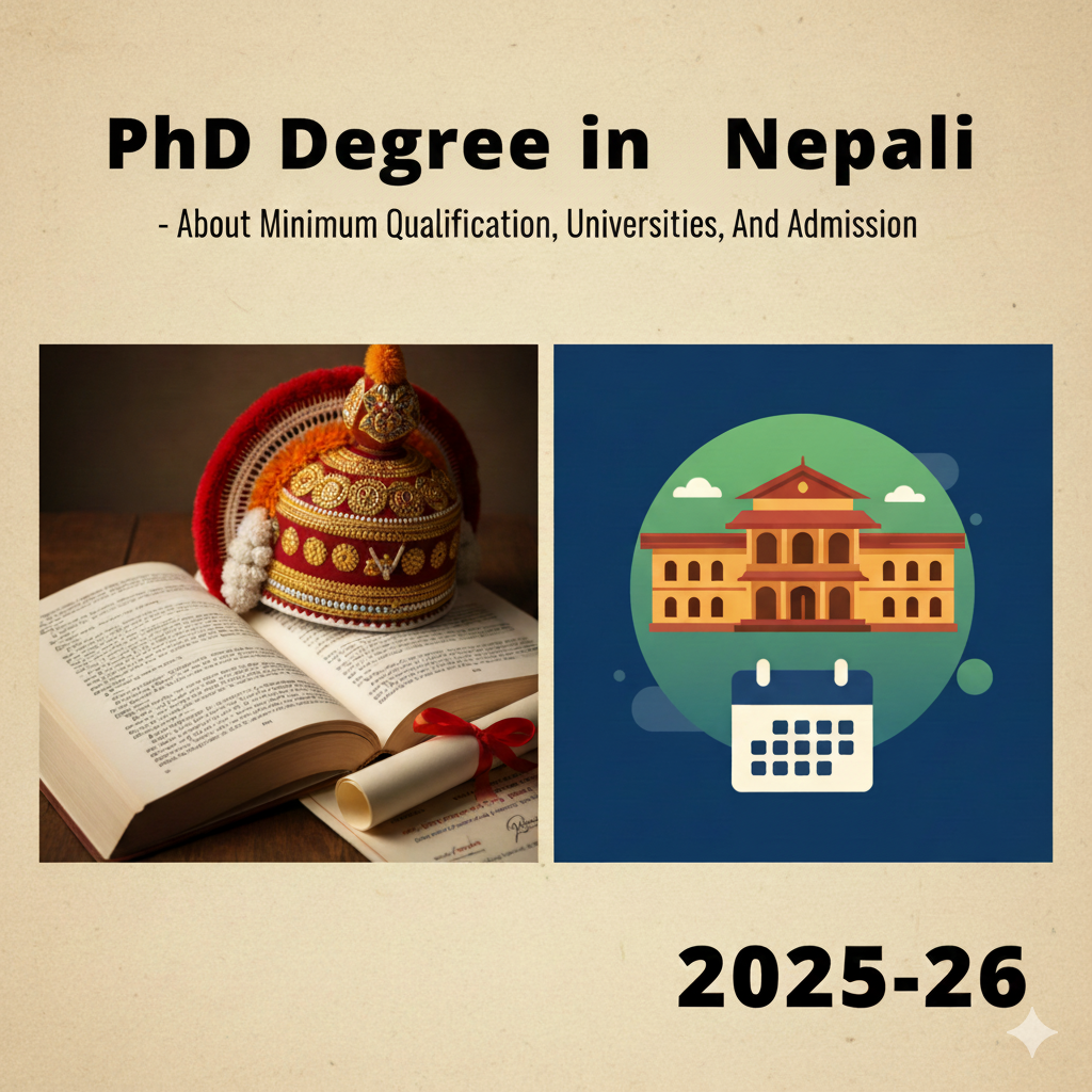 PhD Degree in Nepali - About Minimum Qualification, Universities, And Admission 2025-26 thumbnail