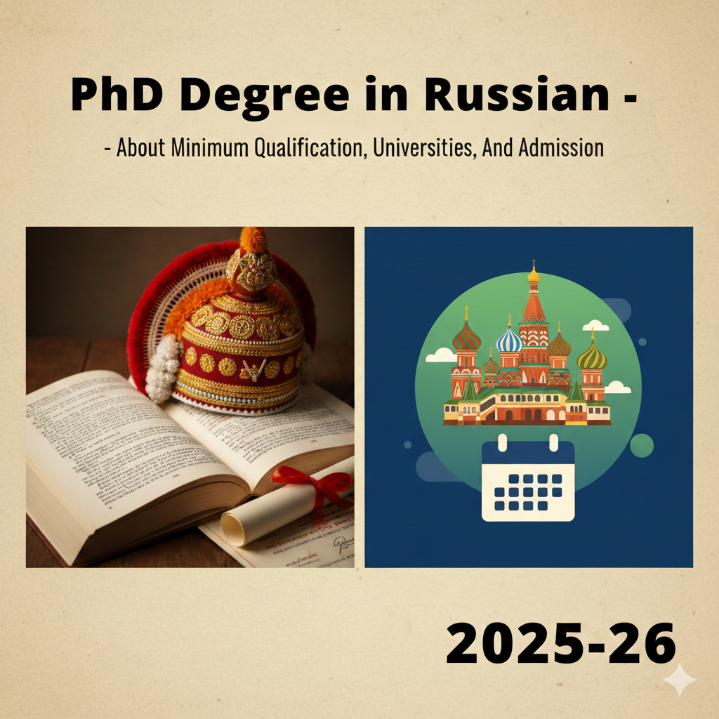 PhD Degree in Russian - About Minimum Qualification, Universities, And Admission 2025-26 thumbnail