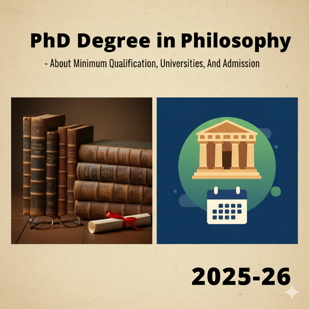 PhD Degree in Philosophy - About Minimum Qualification, Universities, And Admission 2025-26 thumbnail