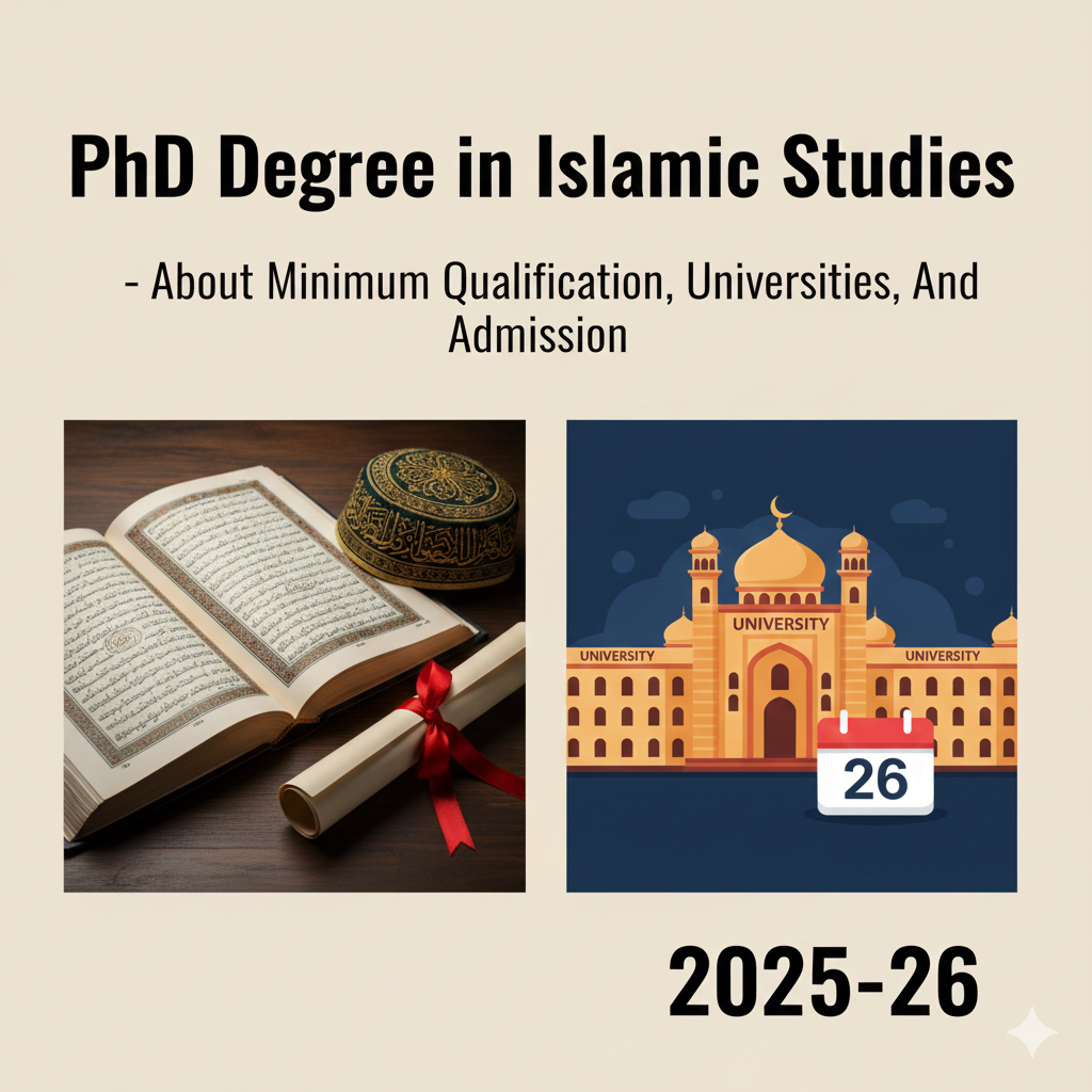 PhD Degree in Islamic Studies - About Minimum Qualification, Universities, And Admission 2025-26 thumbnail