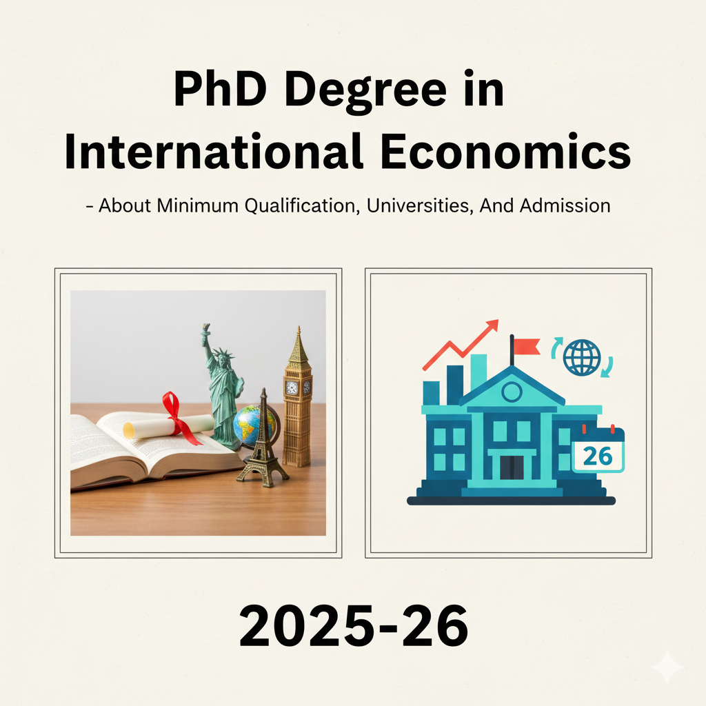PhD Degree in International Economics - About Minimum Qualification, Universities, And Admission 2025-26 thumbnail