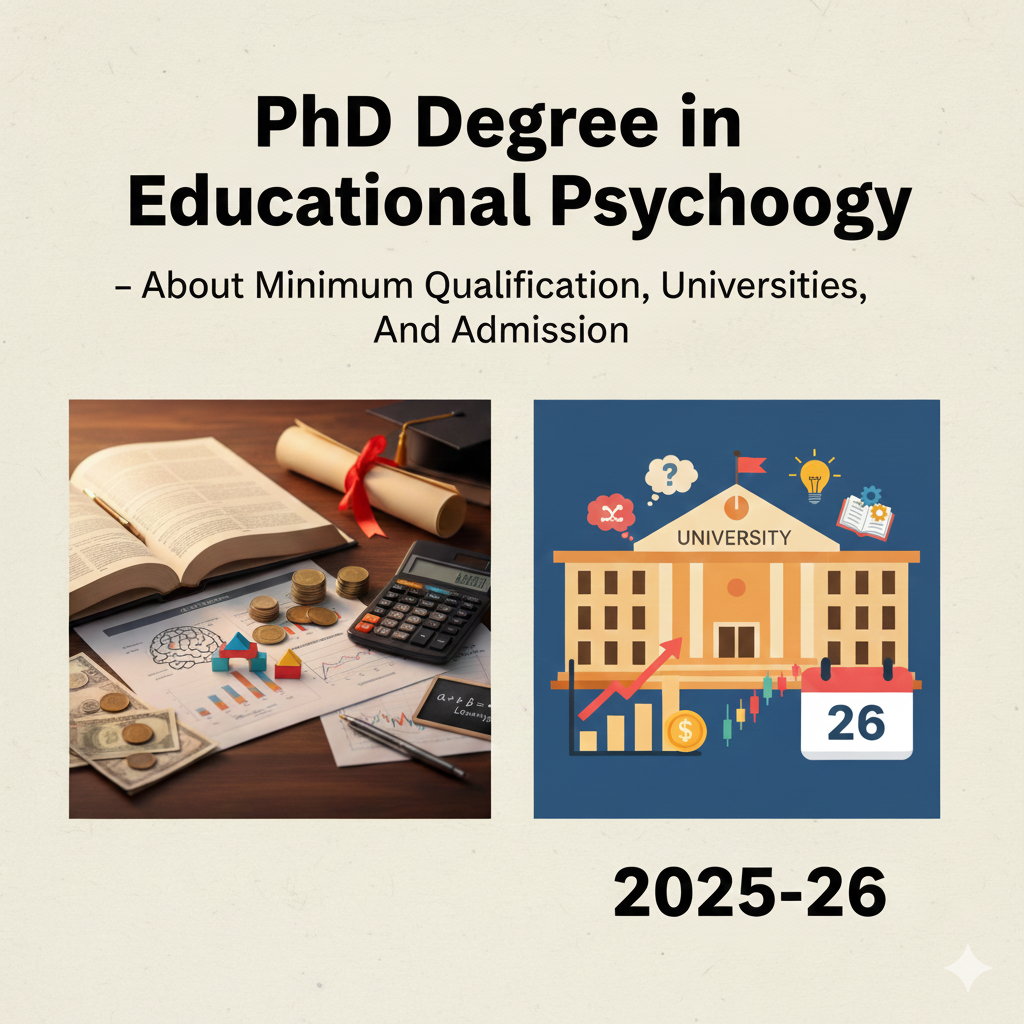 PhD Degree in Educational Psychology - About Minimum Qualification, Universities, And Admission 2025-26 thumbnail