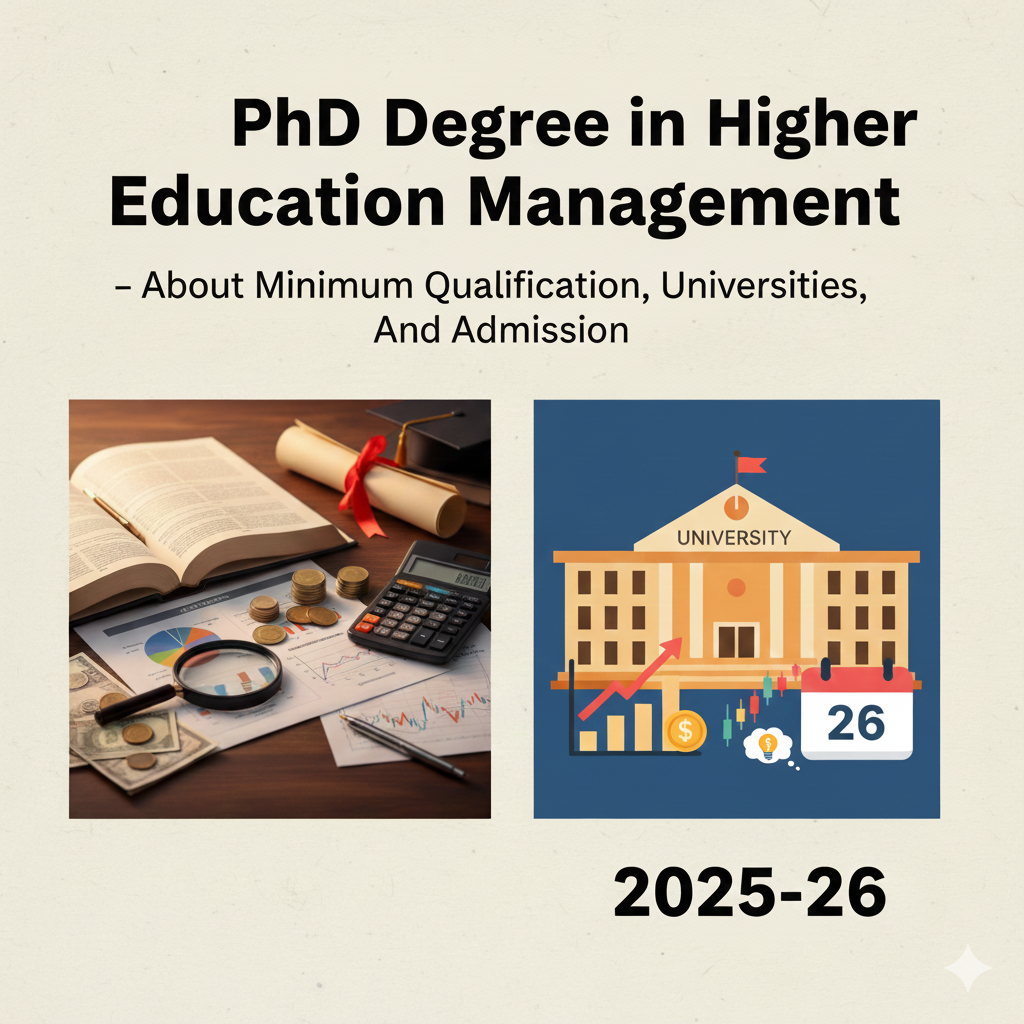 PhD Degree in Higher Education Management - About Minimum Qualification, Universities, And Admission 2025-26 thumbnail