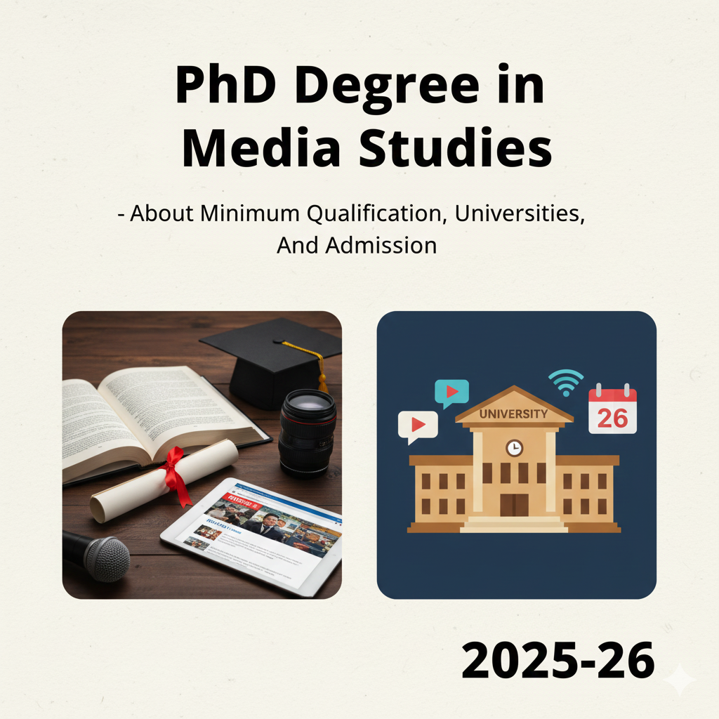 PhD Degree in Media Studies - About Minimum Qualification, Universities, And Admission 2025-26 thumbnail