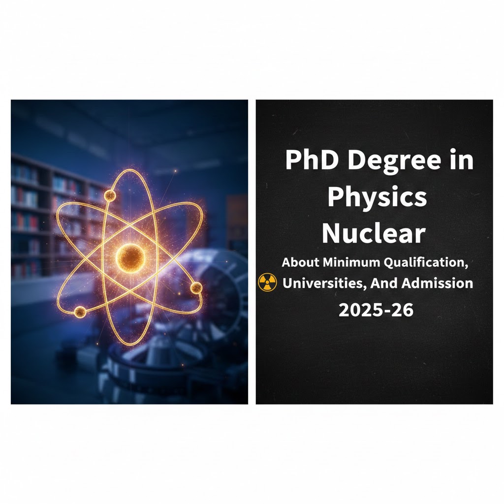 PhD Degree in Physics Nuclear - About Minimum Qualification, Universities, And Admission 2025-26 thumbnail