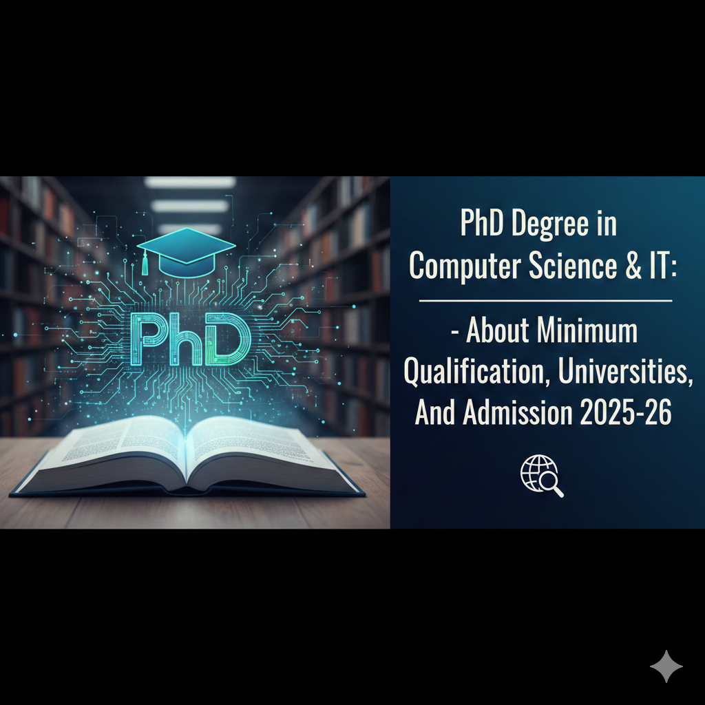 PhD Degree in Computer Science & IT: - About Minimum Qualification, Universities, And Admission 2025-26 thumbnail