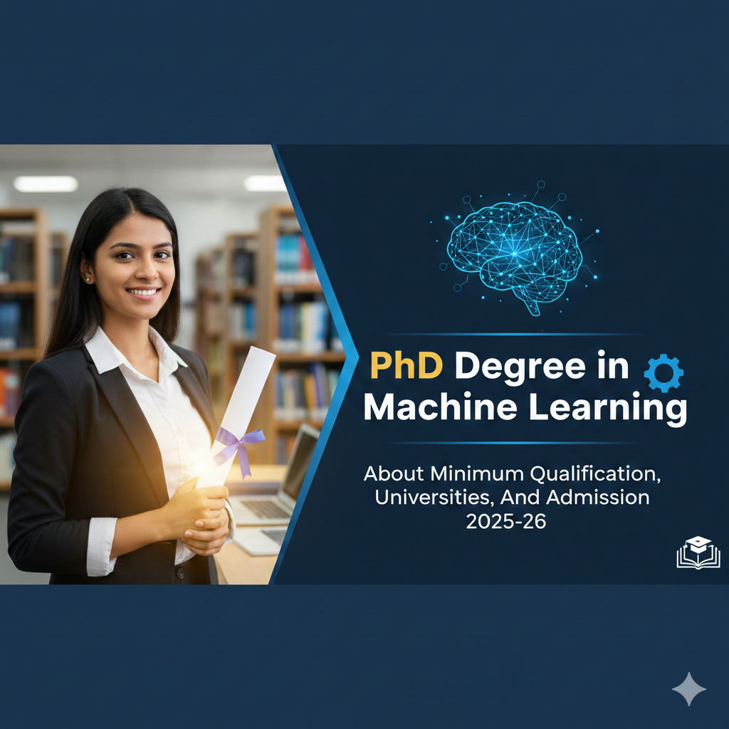 PhD Degree in Machine Learning - About Minimum Qualification, Universities, And Admission 2025-26 thumbnail