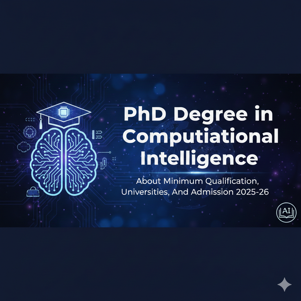 PhD Degree in Computational Intelligence - About Minimum Qualification, Universities, And Admission 2025-26 thumbnail