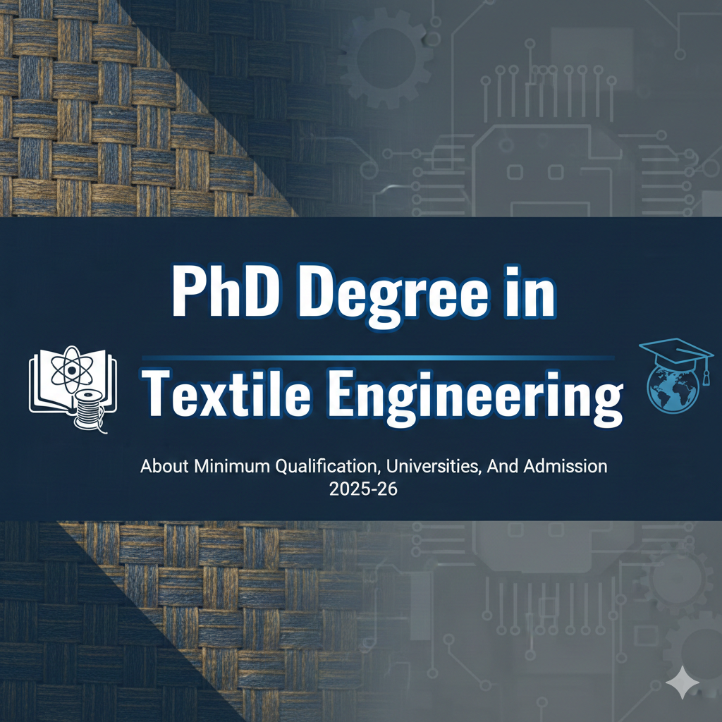 PhD Degree in Textile Engineering - About Minimum Qualification, Universities, And Admission 2025-26 thumbnail