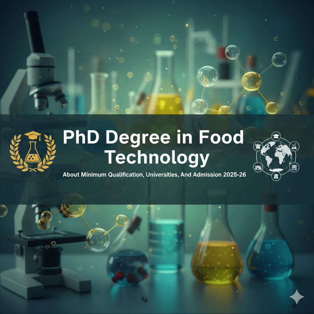 PhD Degree in Food Technology - About Minimum Qualification, Universities, And Admission 2025-26 thumbnail
